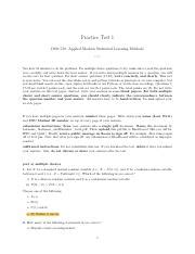 Dso 530 Applied Modern Statistical Learning Methods