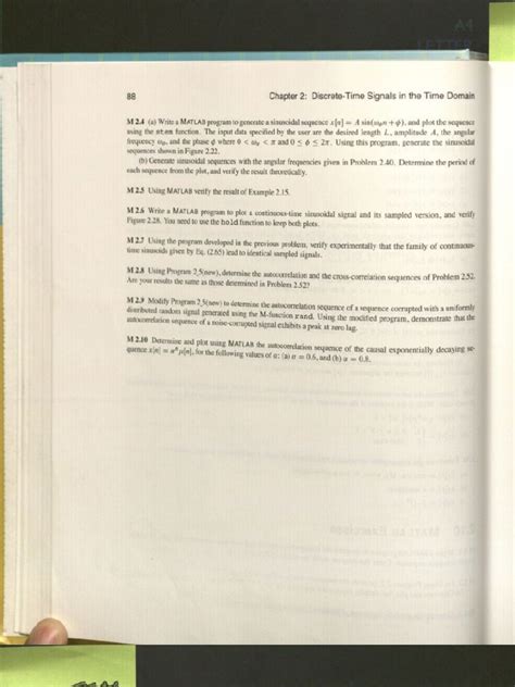 Dsp Mitra 4th Edition Solution