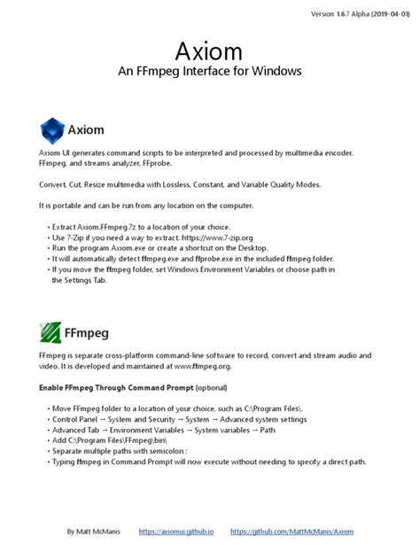Dte Axiom User Guide