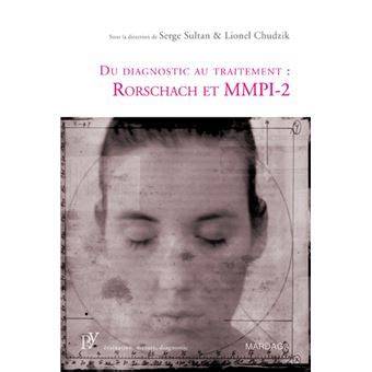 du diagnostic au traitement rorschach et mmpi 2 u