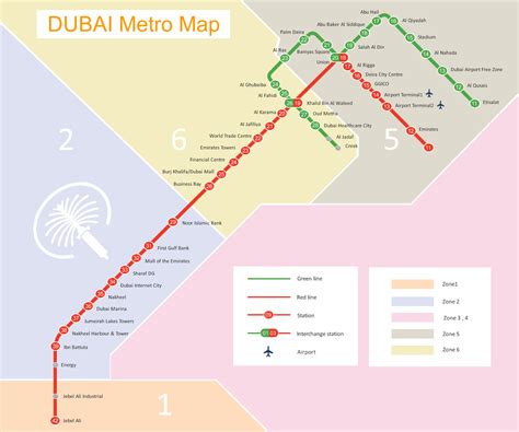 Dubai Mrt Map