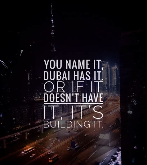 Dubai Night Quotes