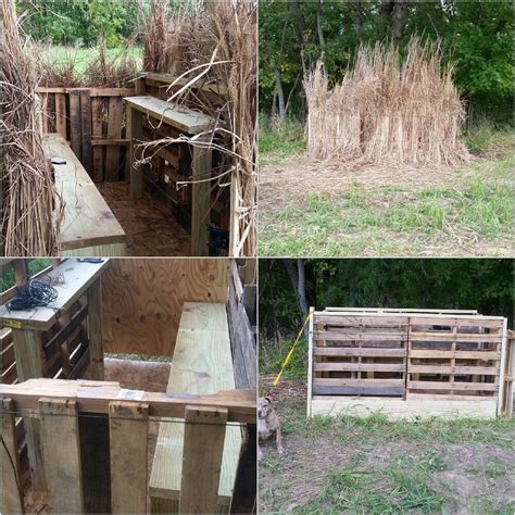 Duck Blinds Made Of Pallets