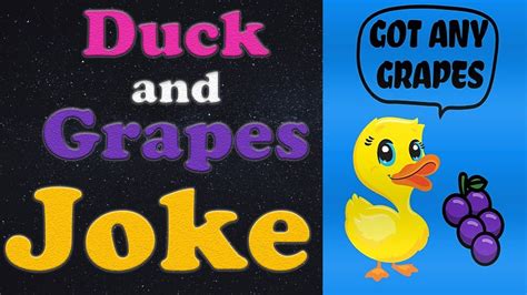 duck grapes joke video