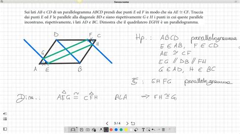 Due Problemi Sui Parallelogrammi Dimostrazioni Di