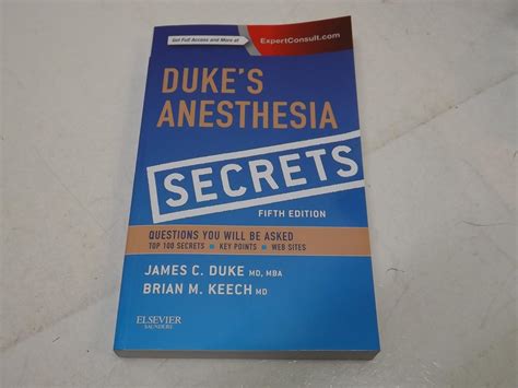 duke s anesthesia secrets