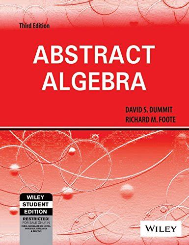 Download Dummit And Foote Solutions Manual Abstract Algebra 3Rd Edition 