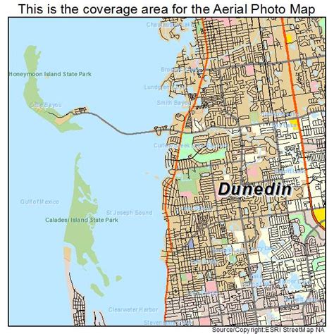 dunedin florida map