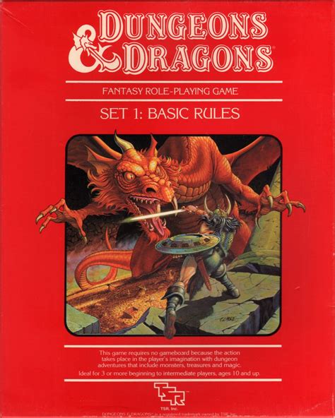 dungeons and dragons red box set