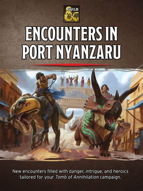 Read Dungeons Dragons Encounters In Port Nyanzaru 