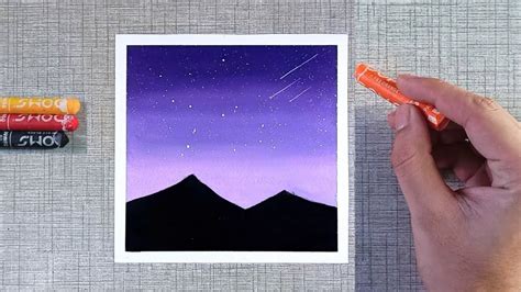 Dusk At Night Drawing