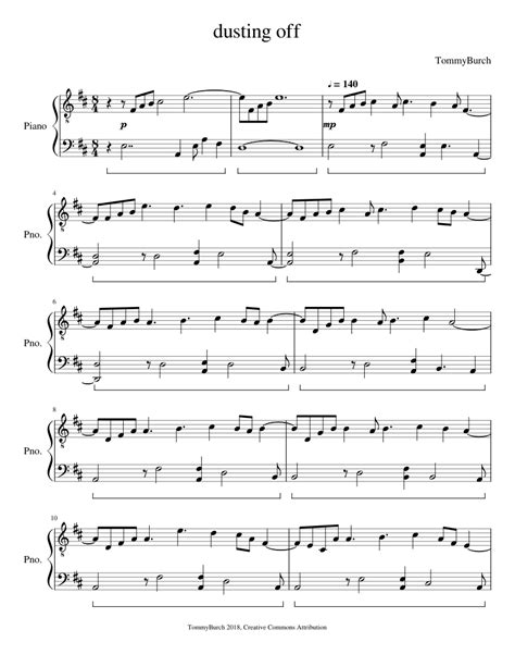 dusting off Sheet music for Piano (Solo) Musescore.com