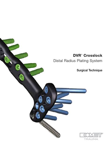 Dvr Crosslock Surgical Technique