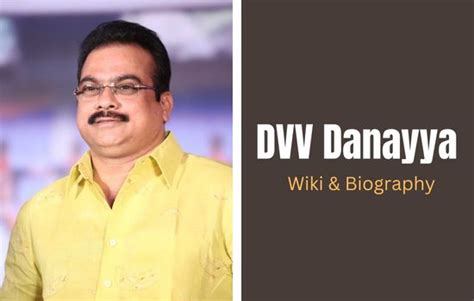 dvv danayya biography of rory