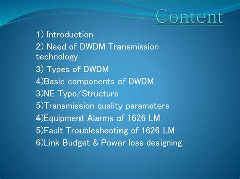 Dwdm Basics Tutorial