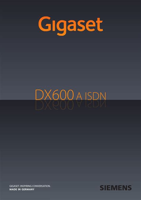 Read Dx600 A Isdn Gigaset 