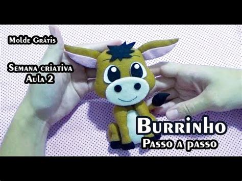 dy lembrancinhas burrinho em feltro com molde gratis - YouTube