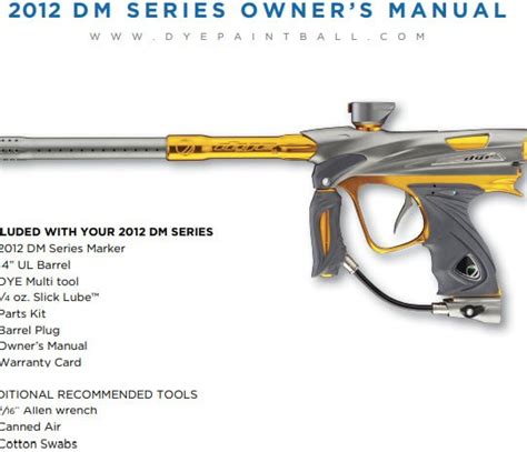 Dye Dm 12 Manual