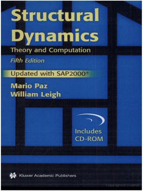 Dynamic Of Structure Mario Paz Solution Manual