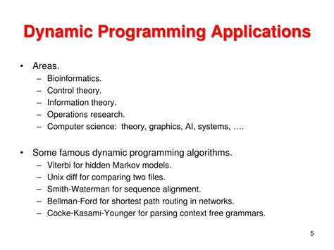 Dynamic Programming Models And Applications
