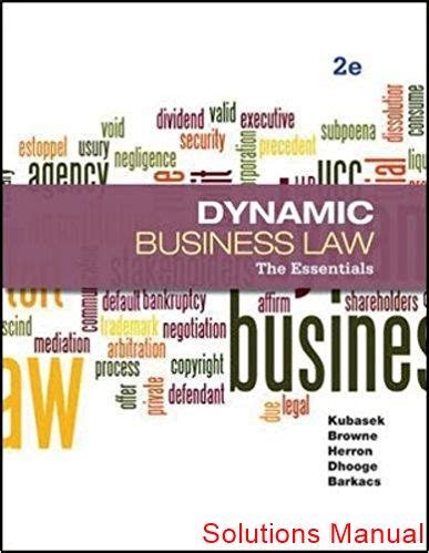 Full Download Dynamic Business Law Edition 2 