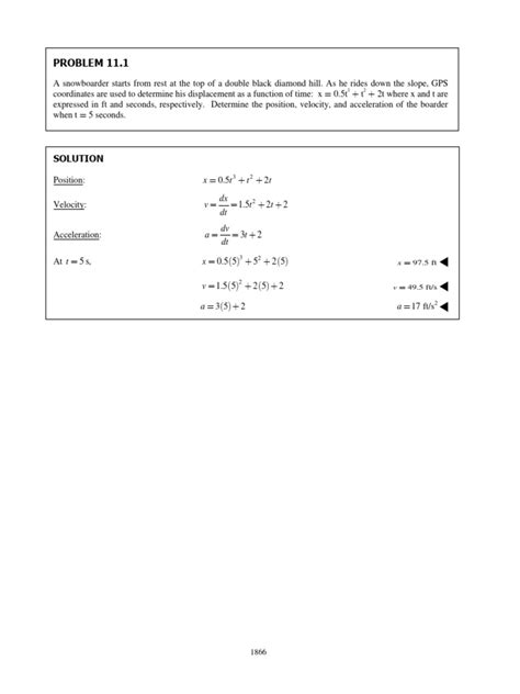 Dynamics 12th Edition Solution