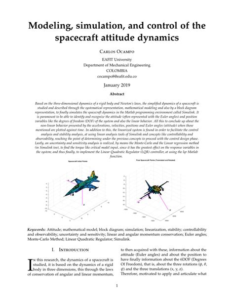 Dynamics Modeling And Attitude Control Of A Flexible Space