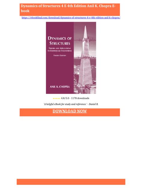 Dynamics Of Structures 4th Edition Prentice Hall International Series In Civil Engineering And Engineering Mechanics