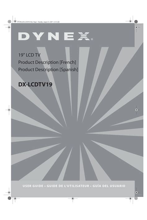 Full Download Dynex Dx Lcdtv19 User Guide 