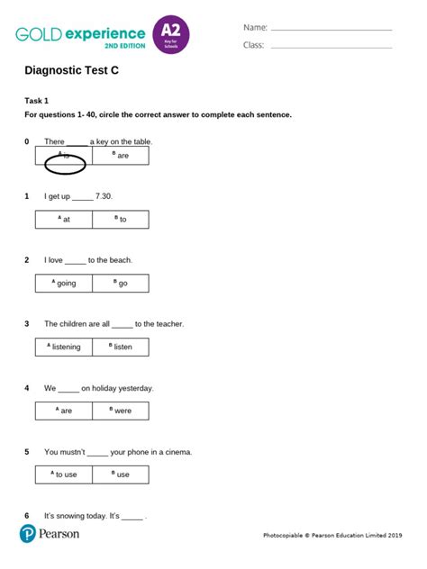 Dys Chemial Test