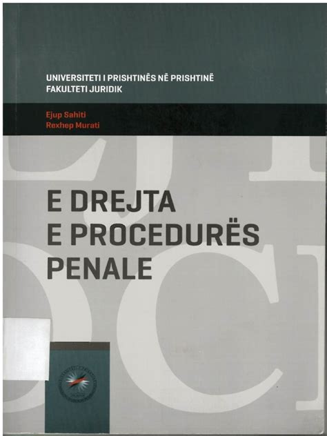 E Drejta E Procedures Penale Azem Hajdari Ebook 