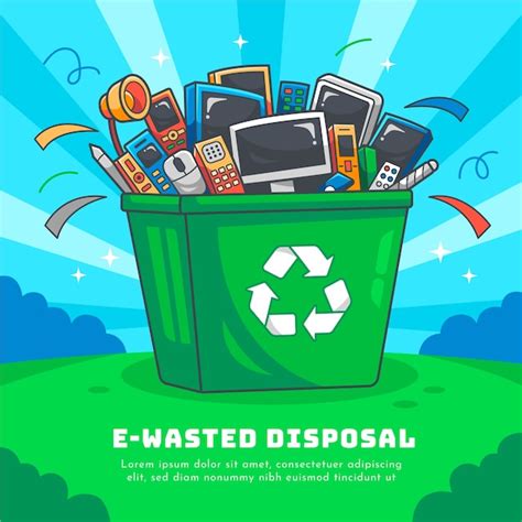 E Waste Drawing
