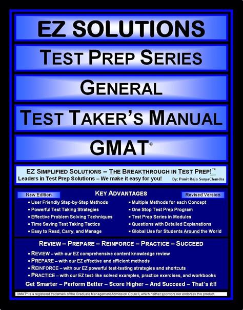 E Z Solutions Test Prep Series Math Review Word Problems G M A T ( Edition: Updated