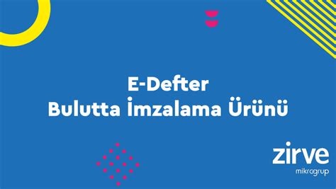 e-Defter Blog Zirve Blog.