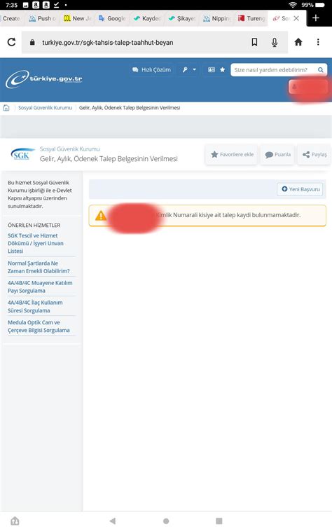 e-Devlet  Emeklilik sistem Şikayetvar.