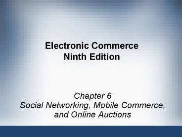 Read Online E Commerce 9Th Edition 