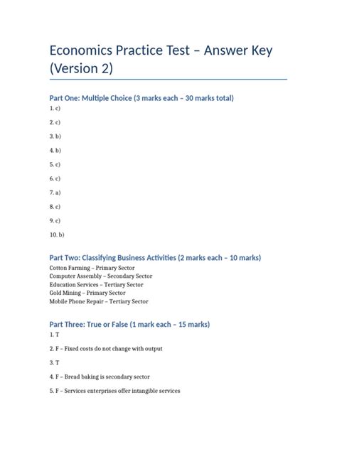 e2020 answer key economics primary