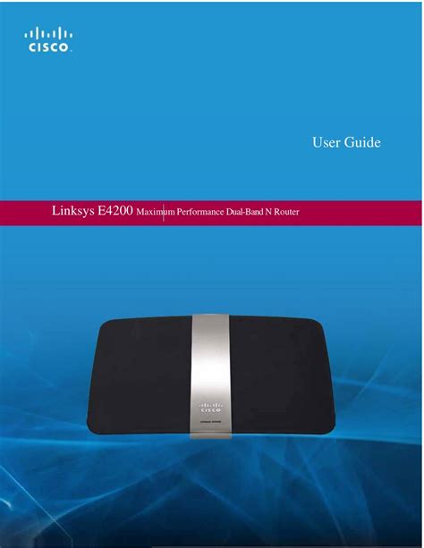 Full Download E4200 Manual User Guide 