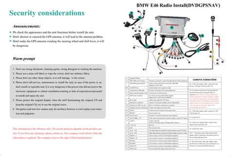 e46 radio manual