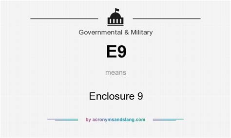 E9 Meaning