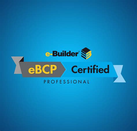 eBCP Certification - e-Builder