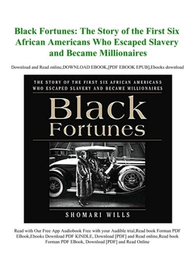 eBook Black Fortunes [PDF] Download Free