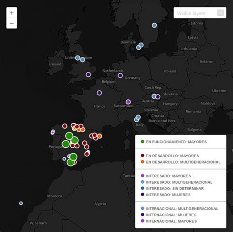 eCOHOUSING Mapa cohousing vivienda colaborativa en España