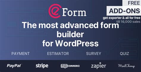 eForm WordPress Form Builder by WPQuark CodeCanyon