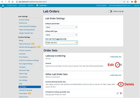 eOrdering with LabCorp