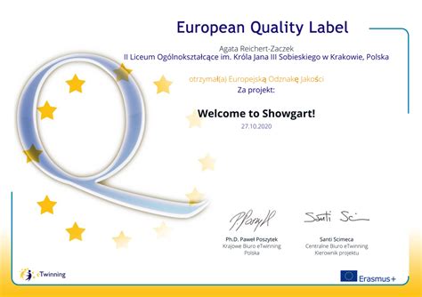 eTwinning Pupil Quality Label.