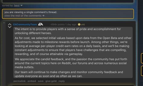 Ea Battlefront Reddit Comment