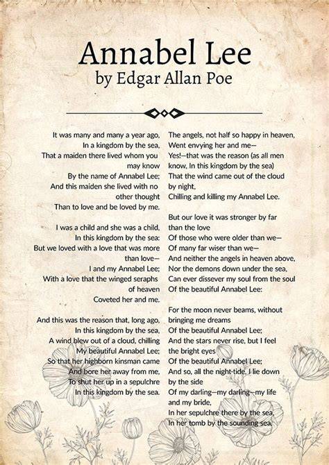 Ea Poe Annabel Lee