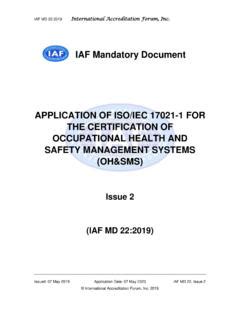 Download Ea Document On The Application Of Iso Iec 17021 1 For The 