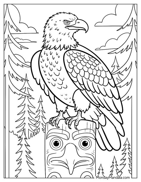eagle coloring page